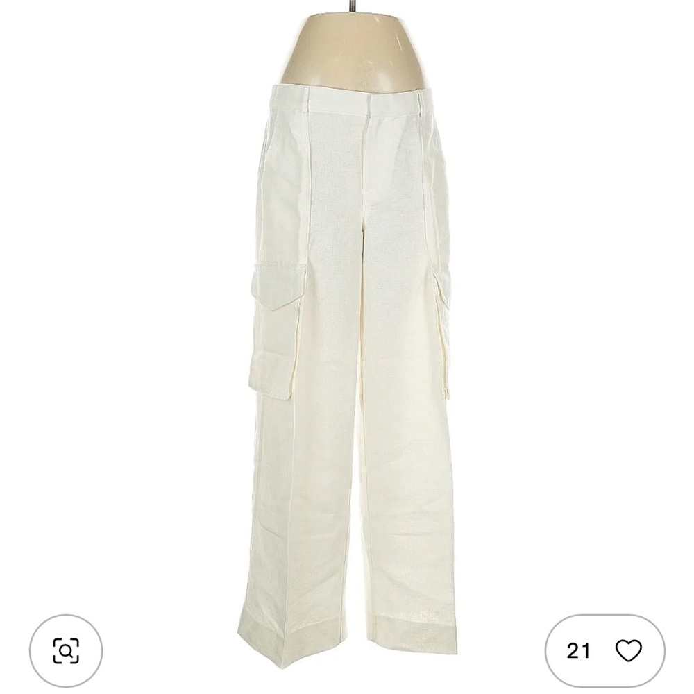 Banana Republic Linen Blend Cargo Pant